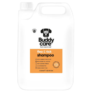 Buddycare Flea & Tick Dog Shampoo 5 Litre