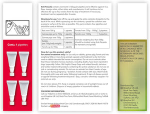 Beaphar Anti-Parasite Spot On for Rabbit and Guinea Pigs