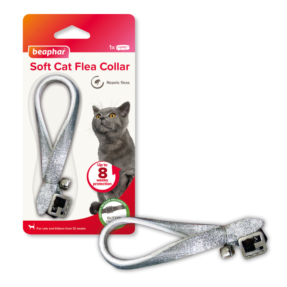 Beaphar Soft Flea Collar for Cats – Glitter