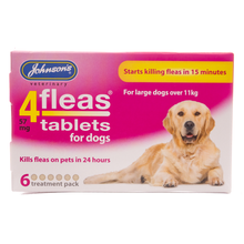 Load image into Gallery viewer, Johnson&#39;s 4Fleas Dog Flea Tablets
