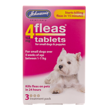 Load image into Gallery viewer, Johnson&#39;s 4Fleas Dog Flea Tablets
