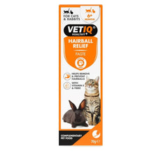 Load image into Gallery viewer, VETIQ Hairball Relief Paste With Vitamin E &amp; Fibre For Cats &amp; Rabbits
