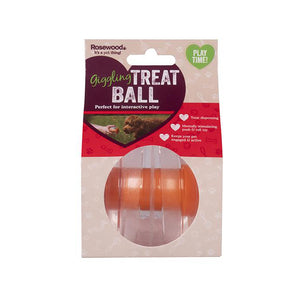 Rosewood Giggling Interactive Treat Dispensing Ball Dog Toy